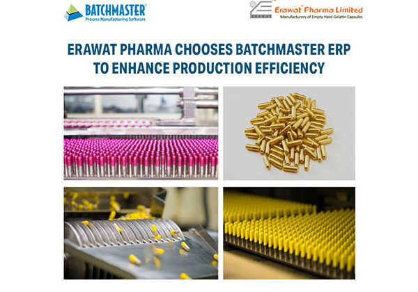Central India’s Leading Pharma Manufacturer, Erawat Pharma, Chooses BatchMaster ERP to Enhance Production Efficiency