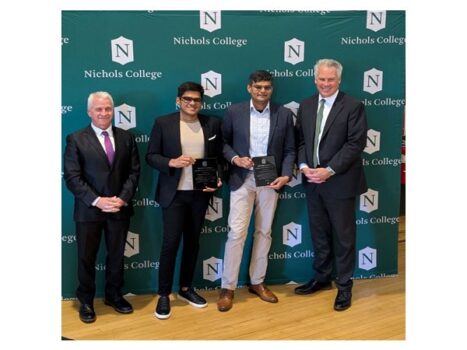 Nishant & Nikhil Rathi Felicitated at Alma Mater Nichols College for Entrepreneurial Leadership