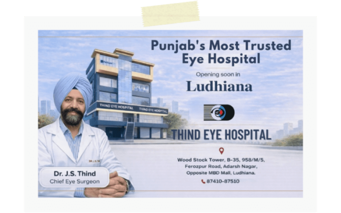 Thind Eye Hospital Expands to Ludhiana, Bringing Advanced Super-Specialty Eye Care to Punjab’s Largest City