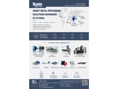 Tailift Group Introduces Intelligent Sheet Metal Processing Solutions to the Indian Market