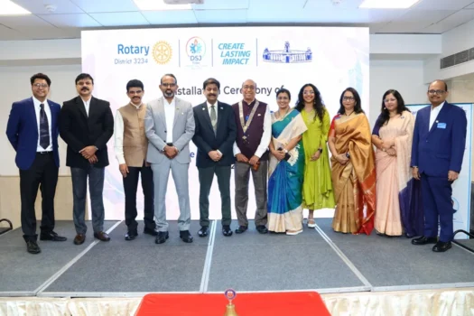 Rtn. R. Srikanth Installed as 67th President of Rotary Club of Madras South for RY 2026–27