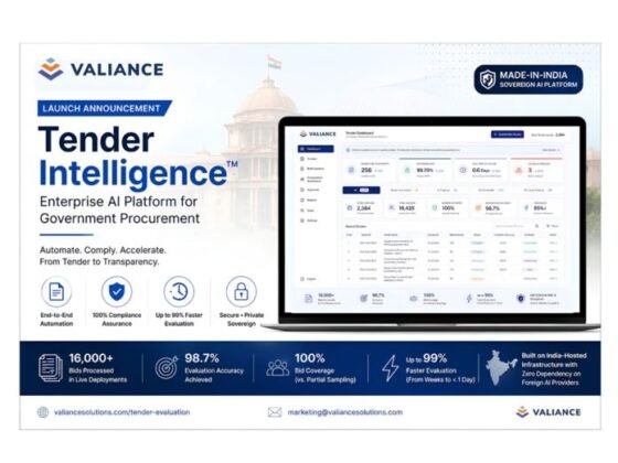Valiance Solutions Launches Tender Intelligence, an Enterprise SaaS for Government Procurement