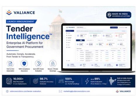 Valiance Solutions Launches Tender Intelligence, an Enterprise SaaS for Government Procurement