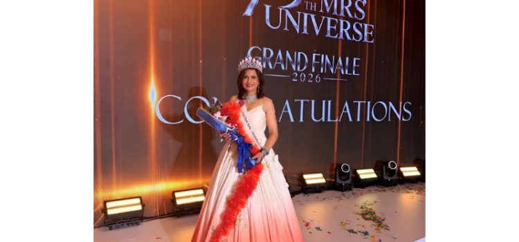 MIQS Dr. Manisha Kulshrestha Brings Glory to India at Mrs Universe 2026