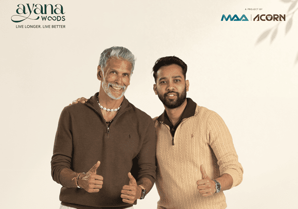 Maa Acorn signs Milind Soman as the face of Ayana Woods, Bengaluru’s first longevity and wellness-anchored villa community