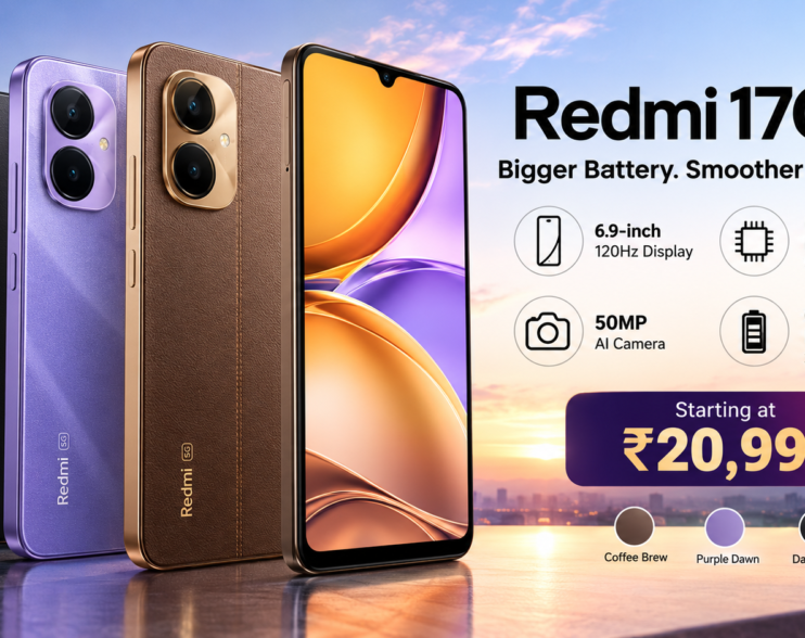 Redmi 17C 5G Launched in India Starting at ₹20,999 With 6000mAh Battery, 120Hz Display and 50MP Camera