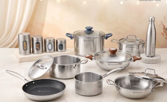 SUNCASA Brings Premium 304 Grade Stainless Steel Cookware to Indian Kitchens This Diwali