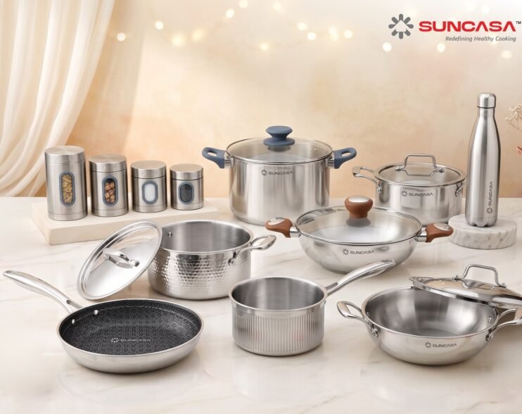 SUNCASA Brings Premium 304 Grade Stainless Steel Cookware to Indian Kitchens This Diwali